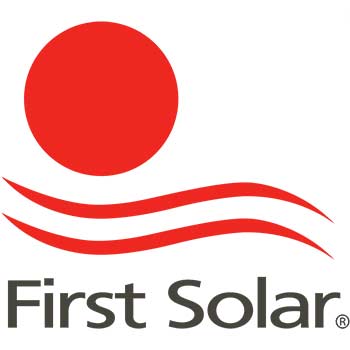 Logo of first solar